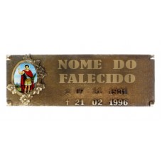Placa com Foto Placa com Foto
